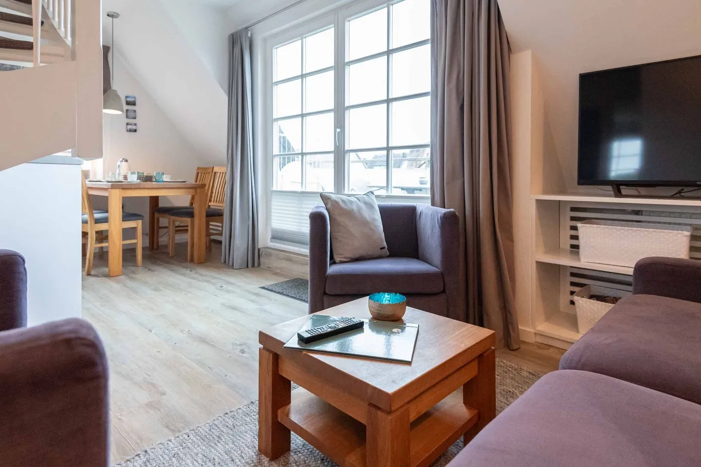 LH Dwarslöper, App.4 Wenningstedt - Wohnzimmer