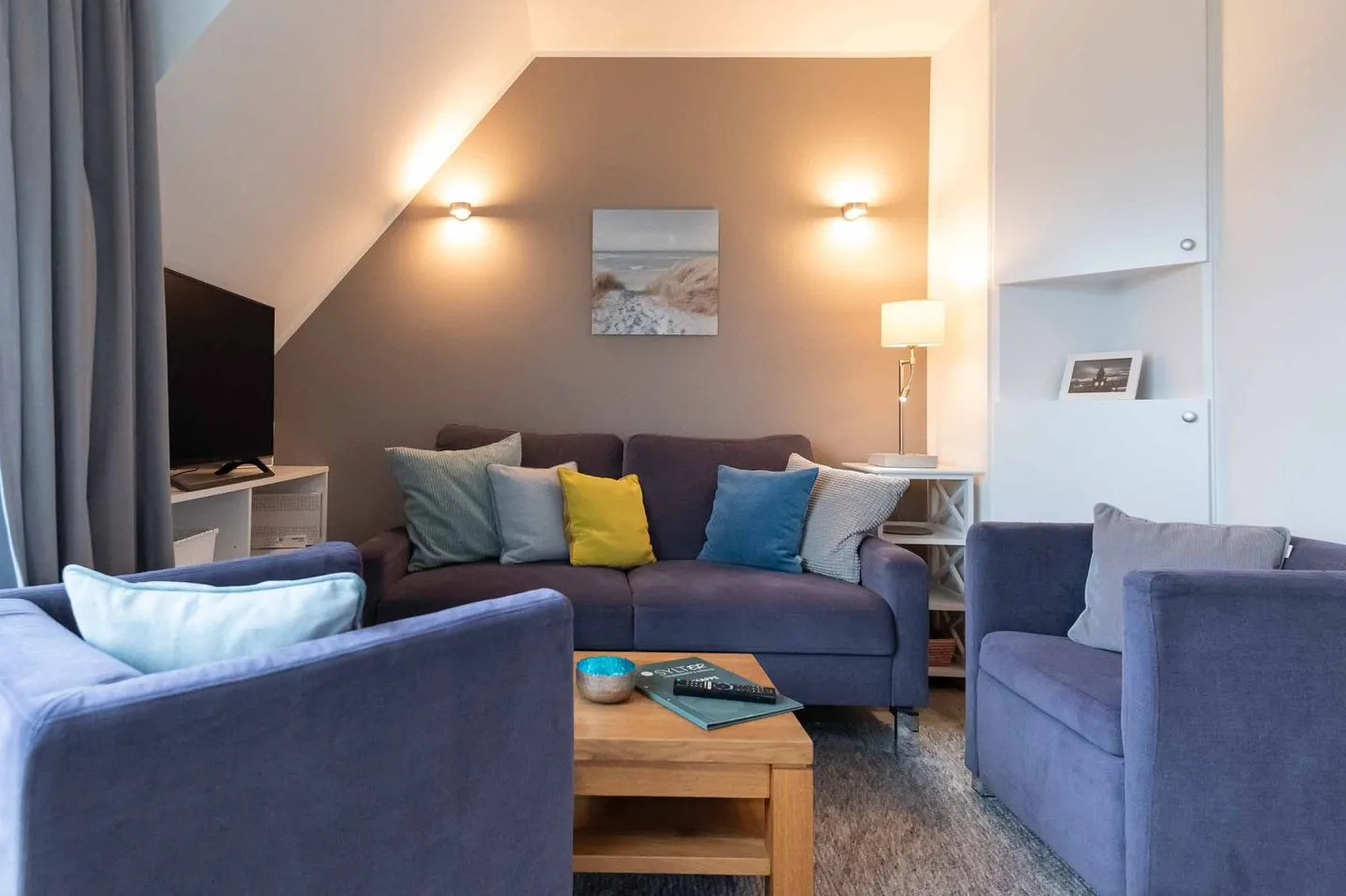 LH Dwarslöper, App.4 Wenningstedt - Wohnzimmer