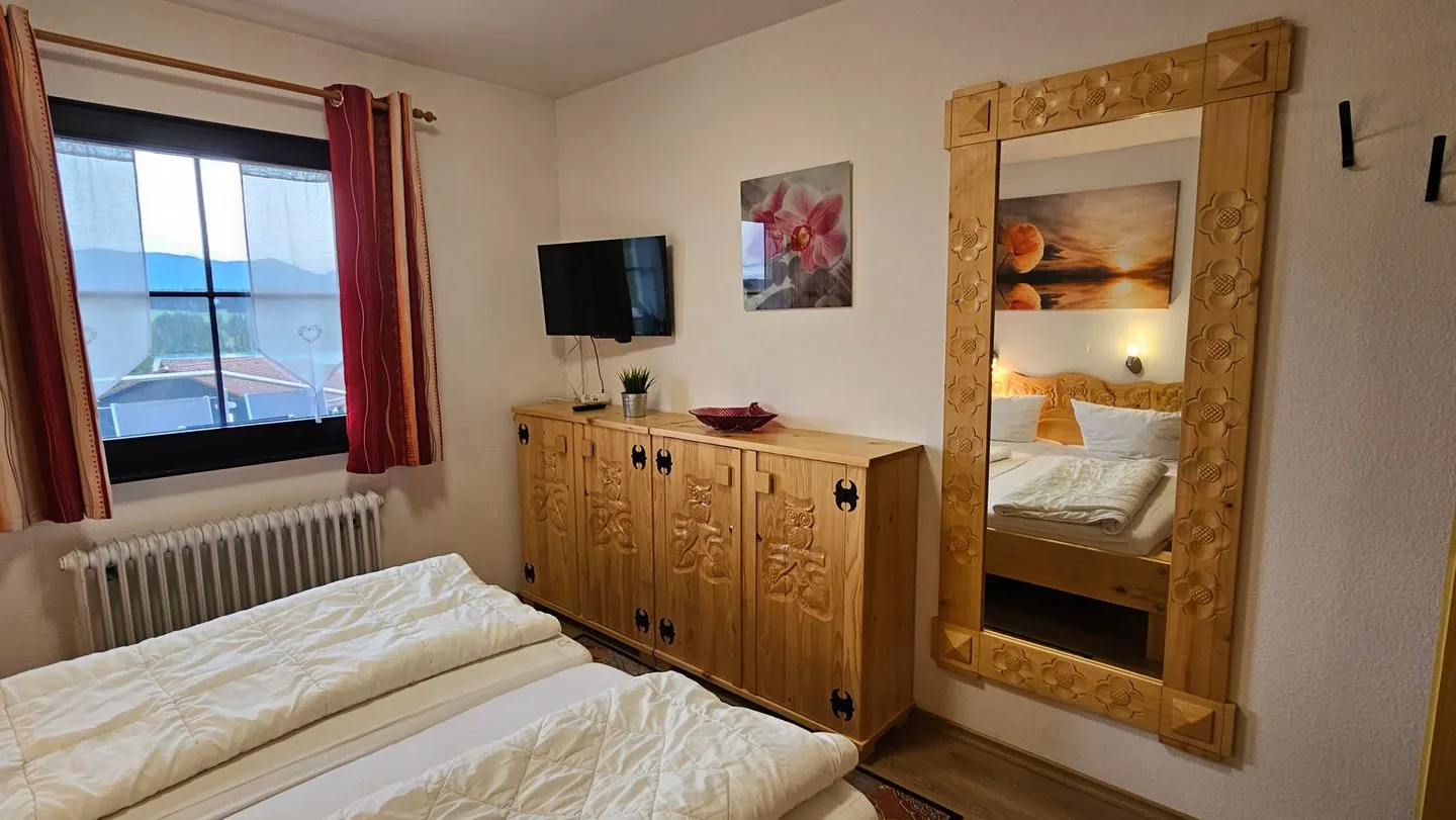 Feriendorf Hochbergle Haus 108 Lechbruck am See - Schlafzimmer