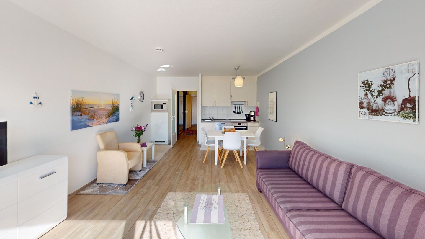 Ferienapartment für 4 Personen und Hund, mit Balkon und Parkplätzen