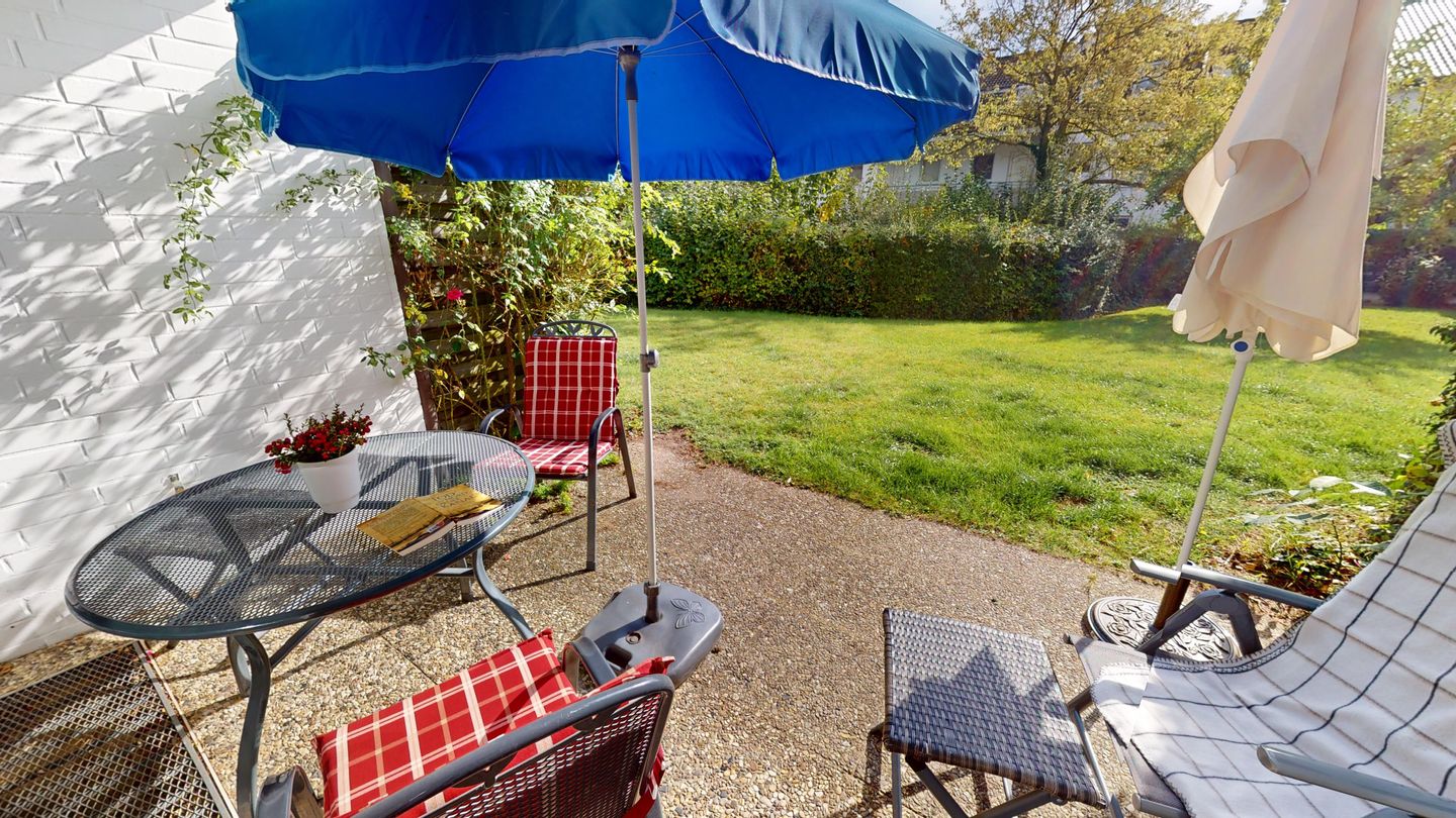 Ferienwohnung für 2 Personen und Hund mit Terrasse und Tiefgaragenstellplatz