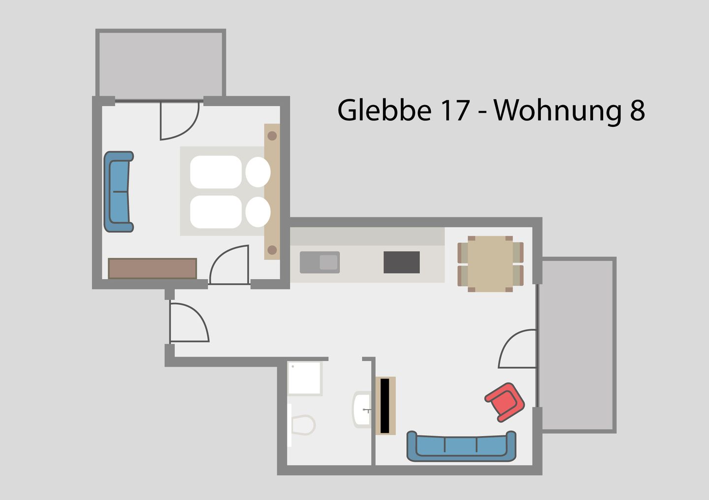  Glebbe 17 - Wohnung 8 Ostseeheilbad Zingst - Grundriss