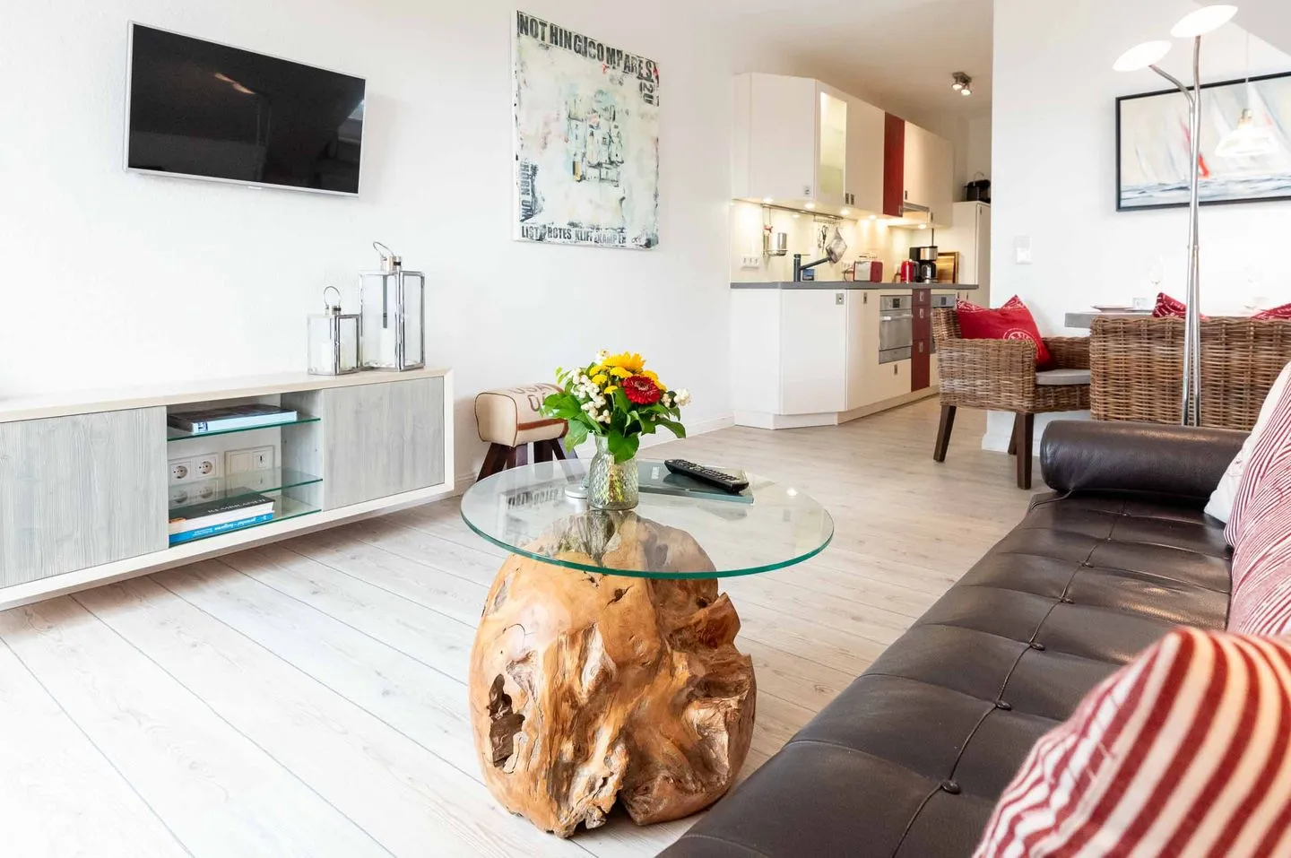 Logenplatz Fernsicht Wenningstedt - Wohnzimmer