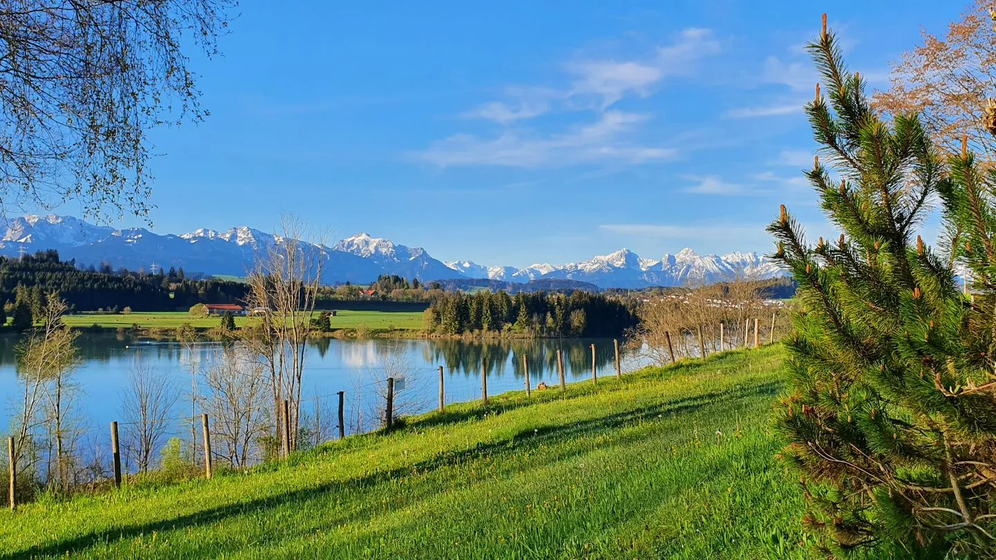 Feriendorf Hochbergle Haus 142 - Lechseeblick Lechbruck am See - Landschaft