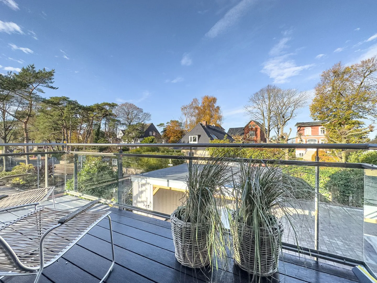 Strandglück - mit Balkon & Meerblick, direkt am Strand - Balkon