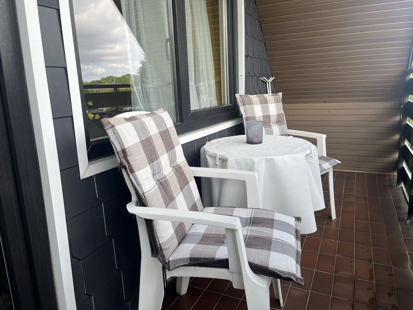 (STOE14c) Ferienwohnung "Iden App. 1" Niendorf - Balkon