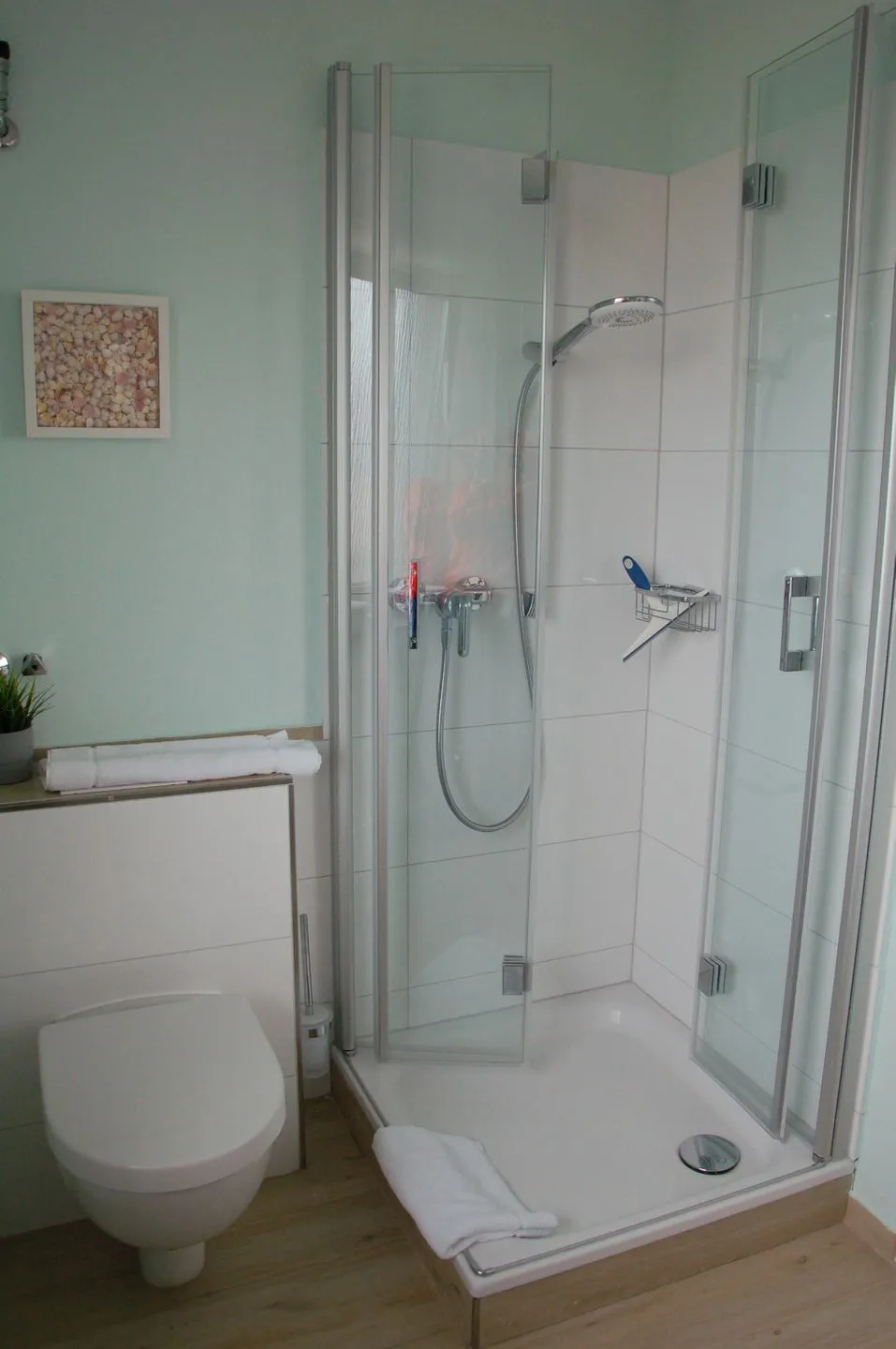 Ferienwohnung Tidenblick Wittdün auf Amrum - Badezimmer der Ferienwohnung Tidenblick in Wittdün auf Amrum