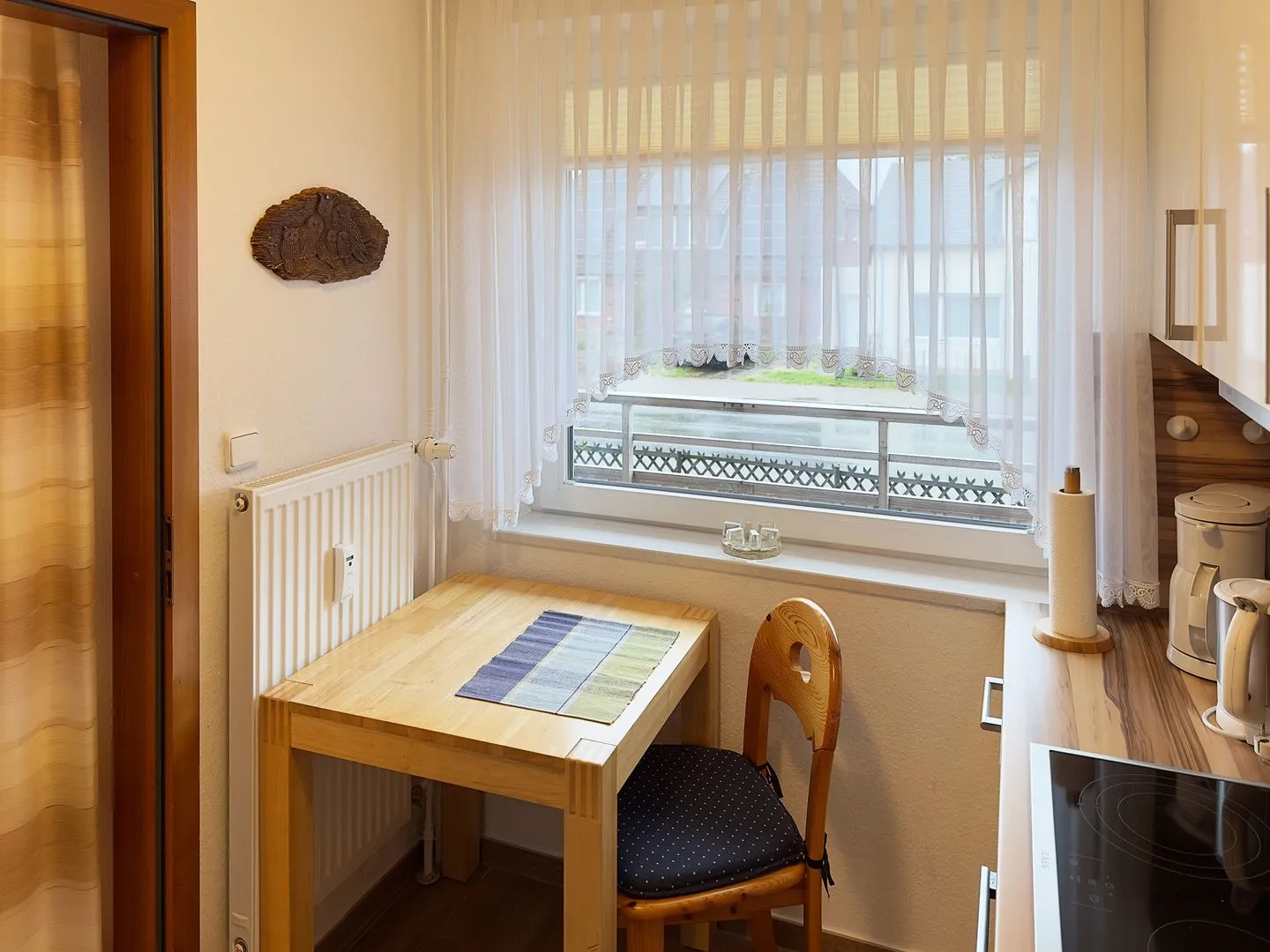 Haus Seeadler Ferienwohnung Meeresbrise Wittdün auf Amrum - Küche der Ferienwohnung Meeresbrise in Wittdün auf Amrum