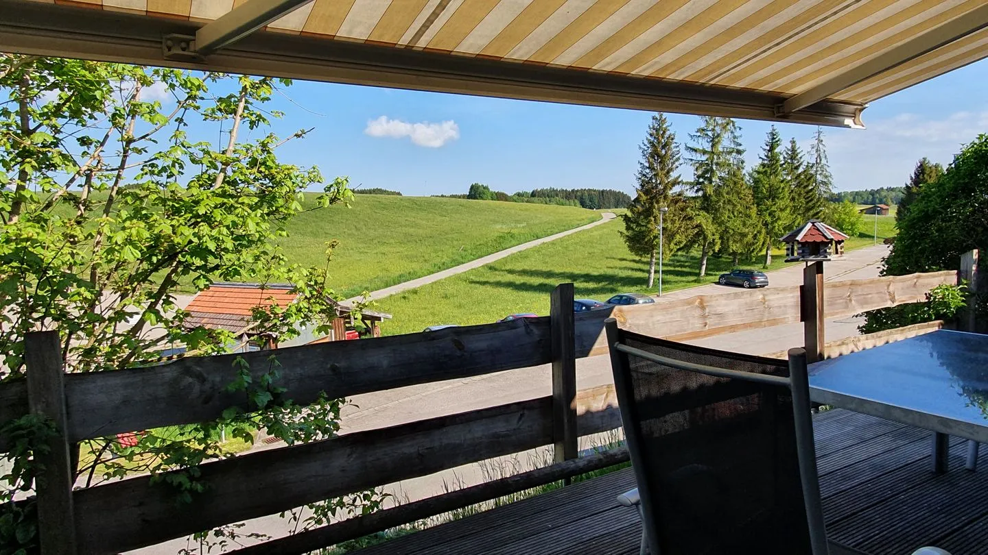 Feriendorf Hochbergle Haus 7 Lechbruck am See - Terrasse