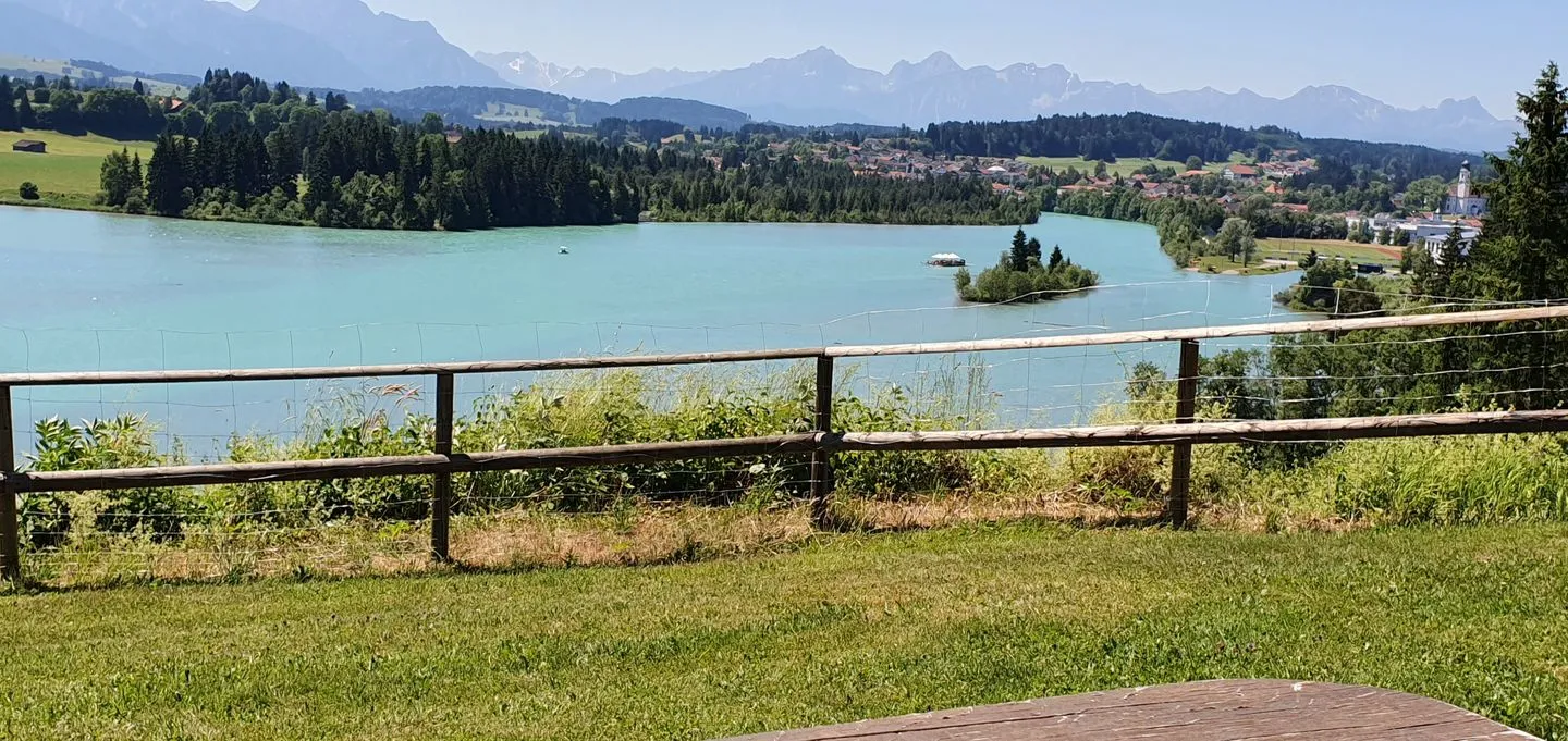 Feriendorf Hochbergle Haus 37 Lechbruck am See - Terrasse