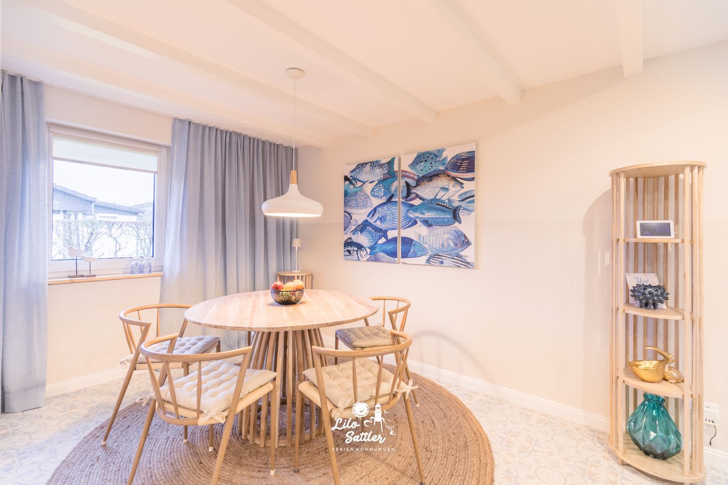 Ferienhaus Werven 50 Esstisch