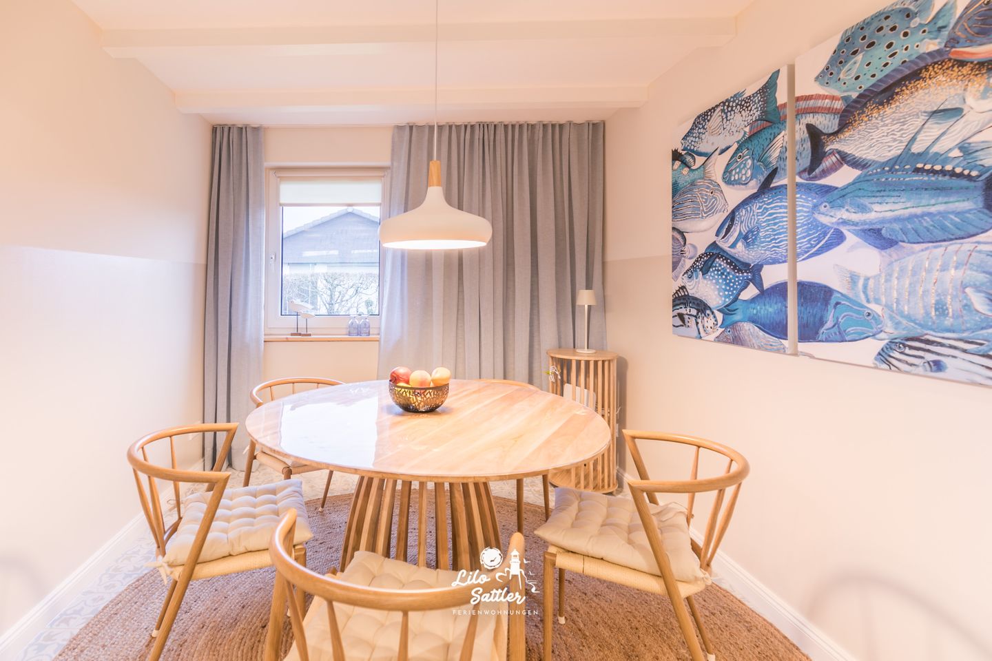 Ferienhaus Werven 50 Esstisch