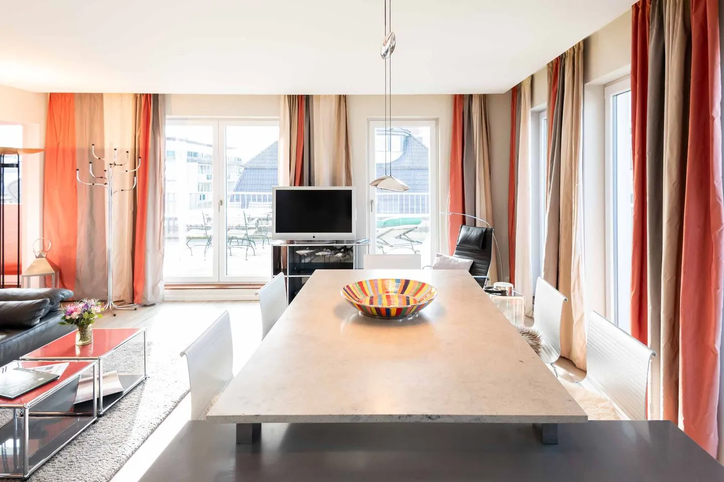 High End Penthouse Westerland - Wohnzimmer