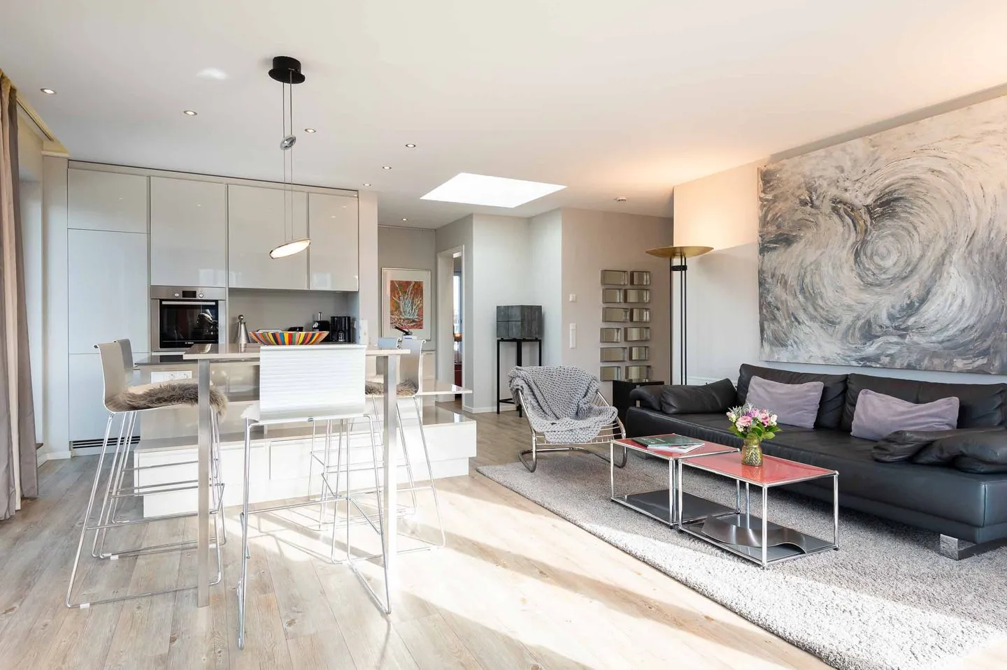 High End Penthouse Westerland - Wohnzimmer