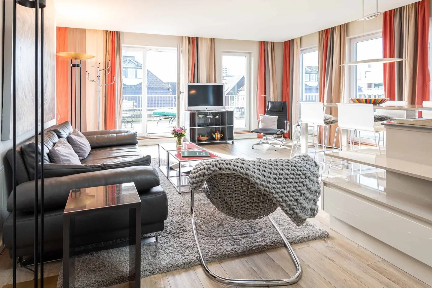 High End Penthouse Westerland - Wohnzimmer