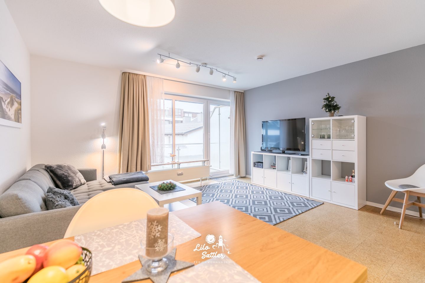 Haus Seemeile Whg. 2.7 Wohnzimmer