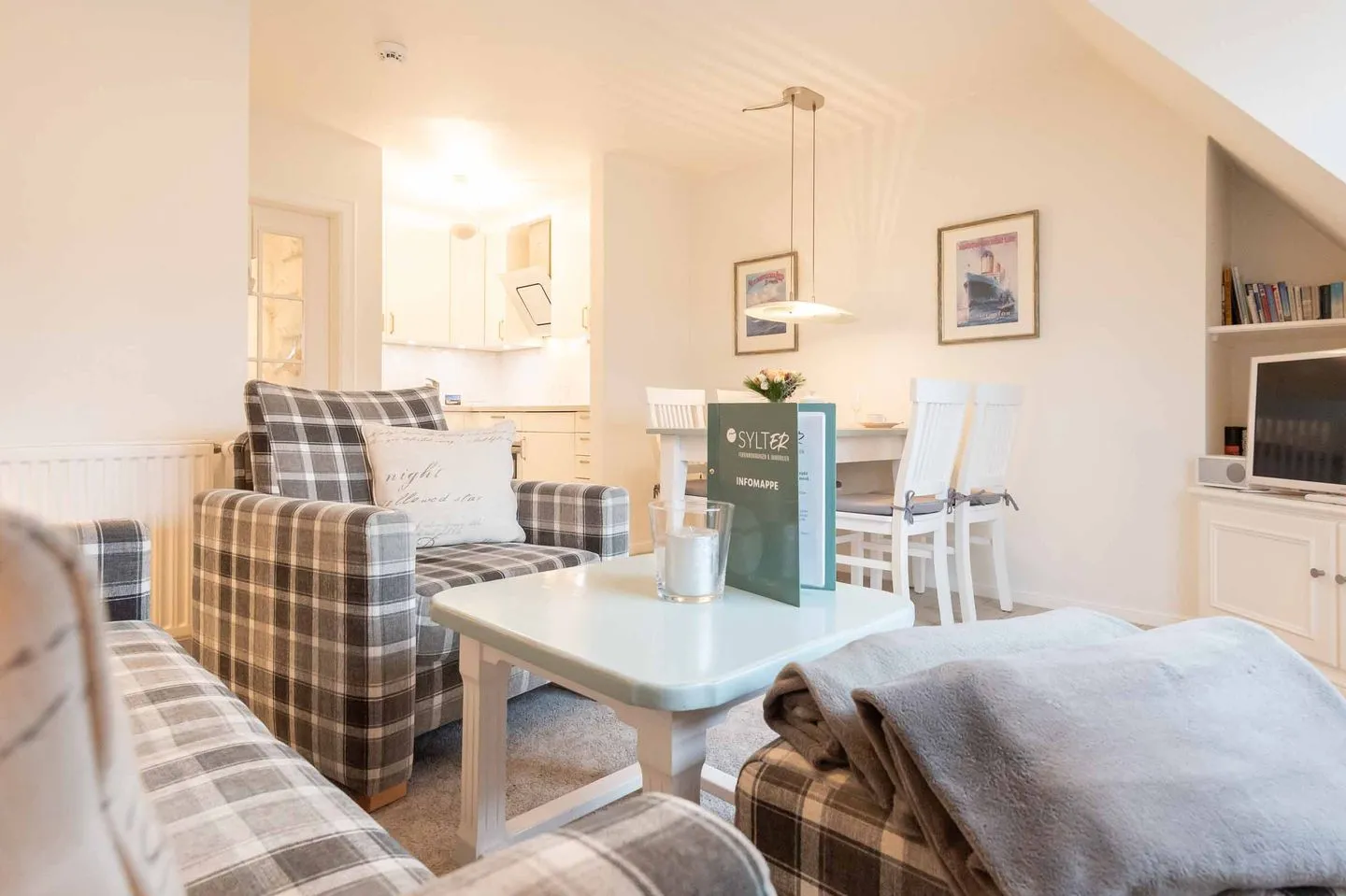 Haus Christiane, Wohnung 11 Wenningstedt - Wohnzimmer