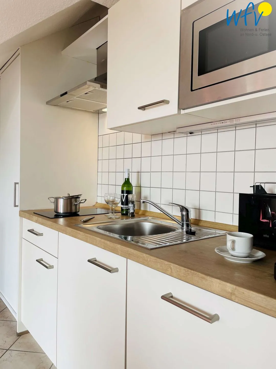 Wohnpark Stadt Hamburg Ferienwohnung 40 Rügen - Binz - Küche / Küchenzeile
