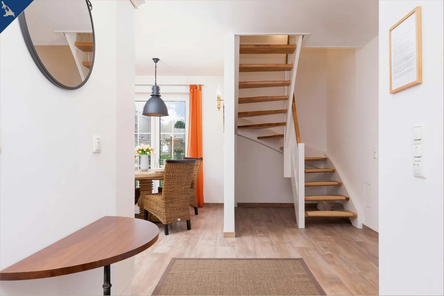 Ferienhaus Cottage Zirchow Fischerdorf - Wohnzimmer