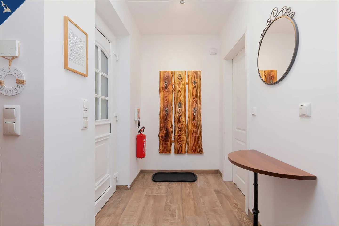 Ferienhaus Cottage Zirchow Fischerdorf - Wohnzimmer
