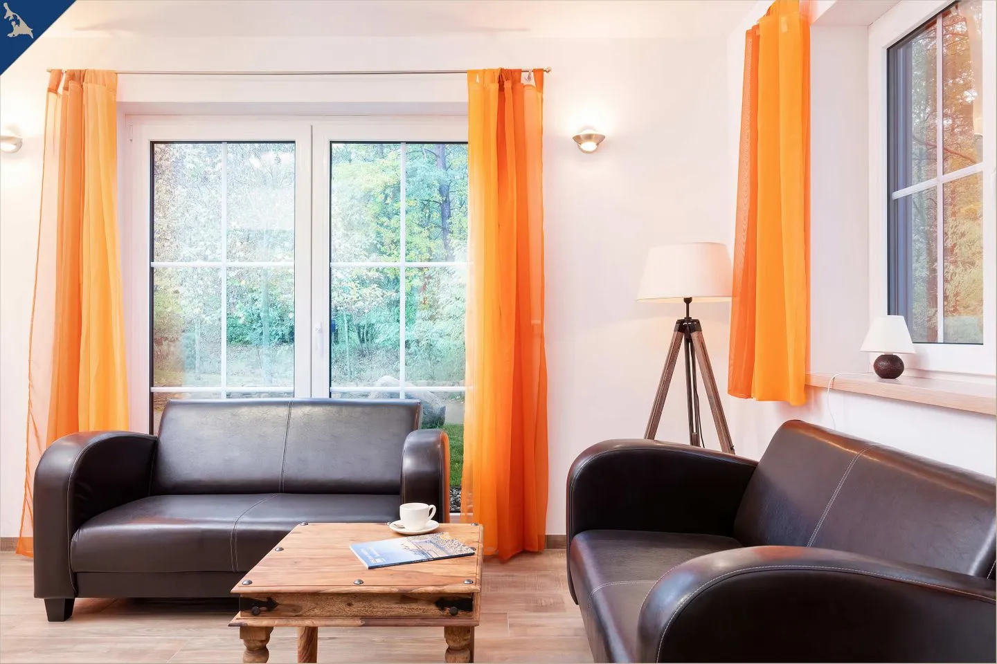 Ferienhaus Cottage Zirchow Fischerdorf - Wohnzimmer