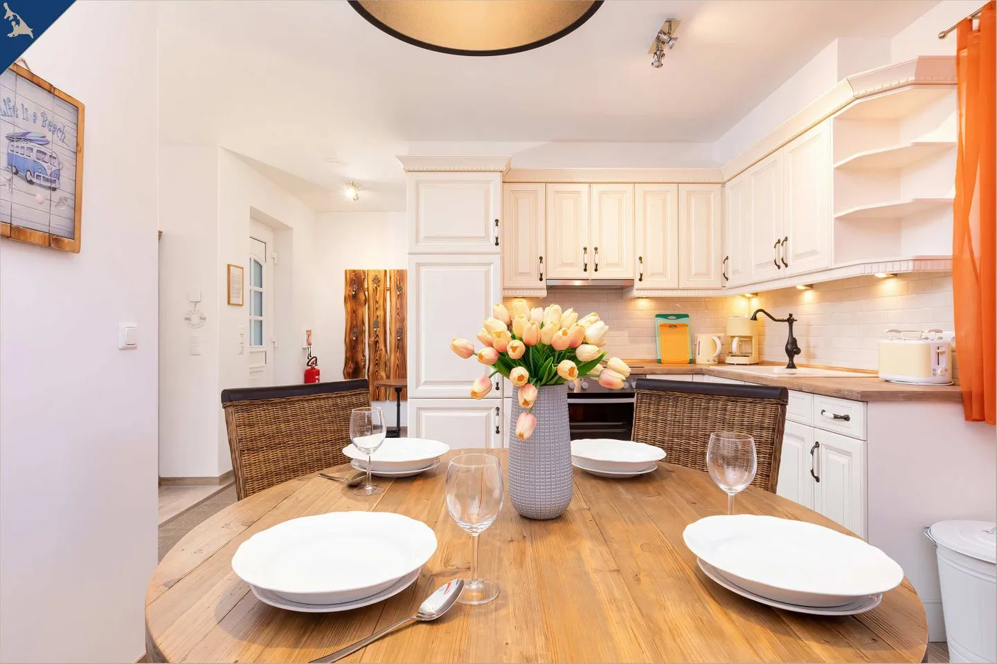 Ferienhaus Cottage Zirchow Fischerdorf - Küche / Küchenzeile