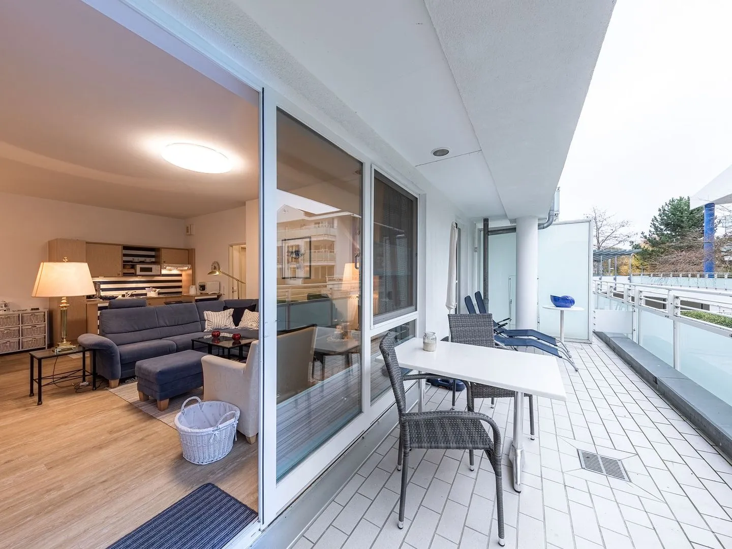 Bernstein Zingst - Balkon