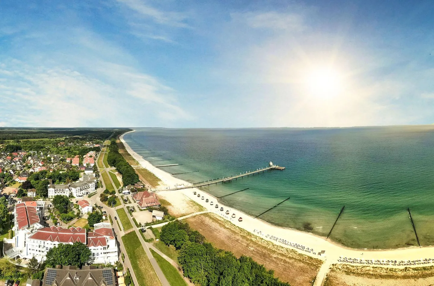  Windflüchter Zingst - Vogelperspektive