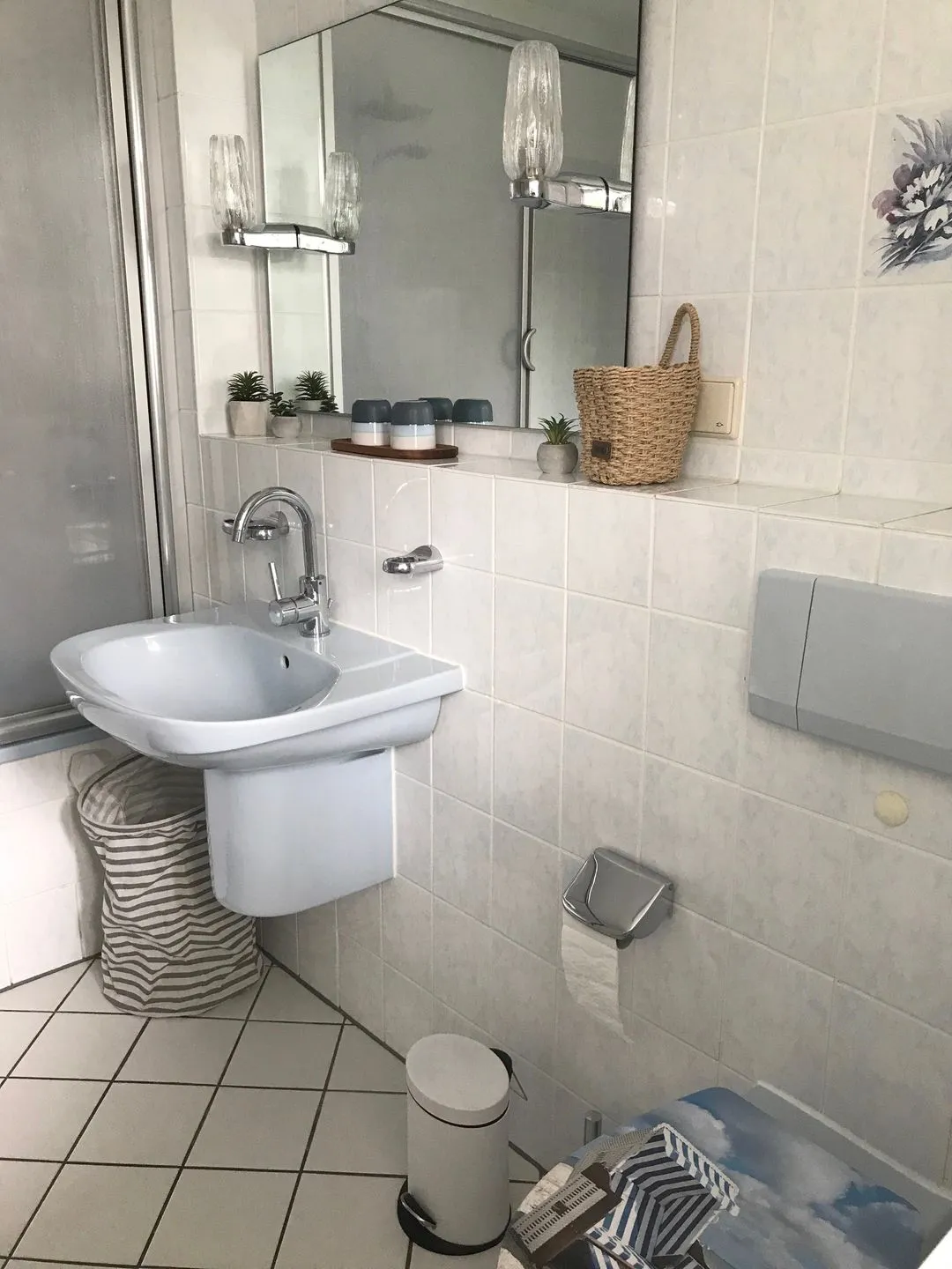 (Ost11a) "Ferienwohnung Strandnah" Niendorf - Badezimmer