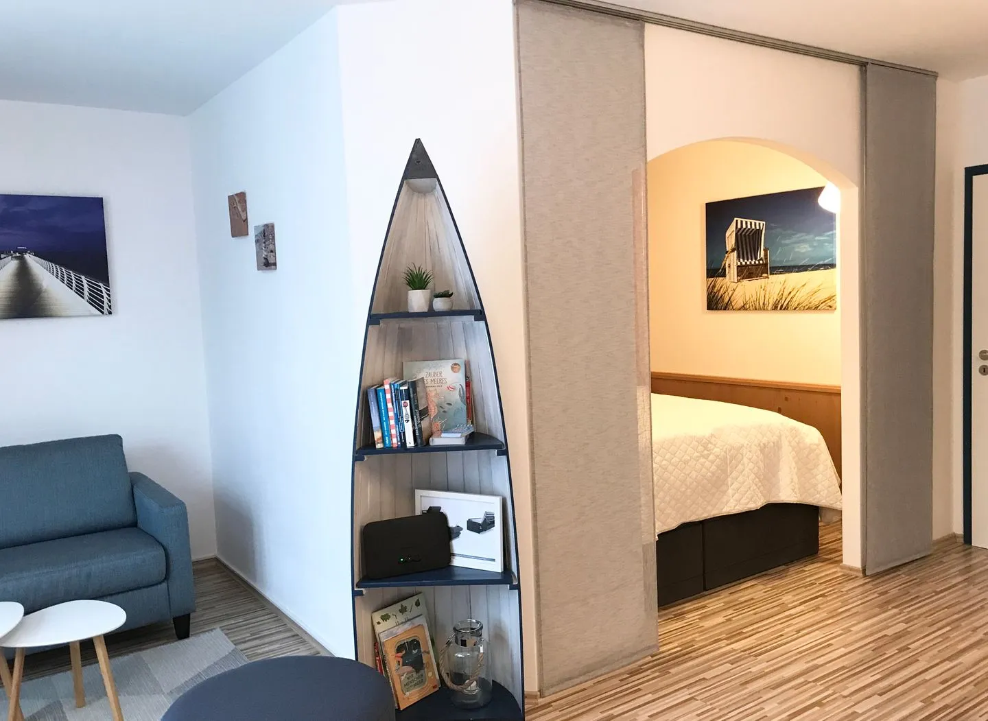 (Ost11a) "Ferienwohnung Strandnah" Niendorf - Wohnzimmer