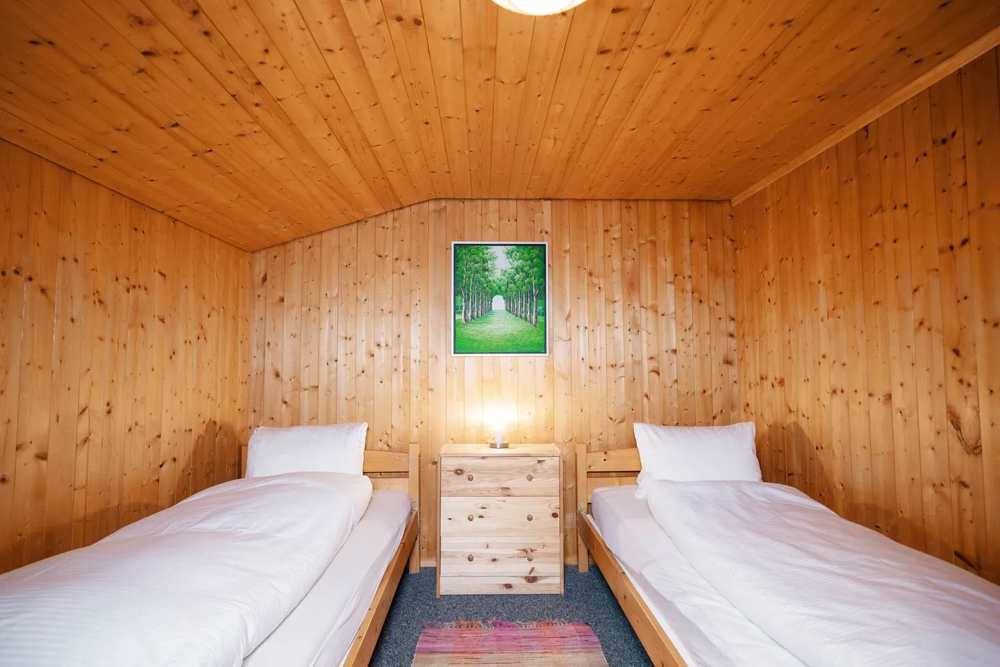 Apartment Sidonie Amden - Schlafzimmer mit zwei Einzelbetten