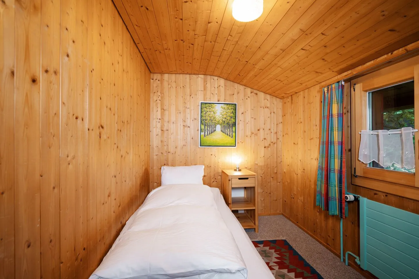 Apartment Sidonie Amden - Schlafzimmer mit Einzelbett