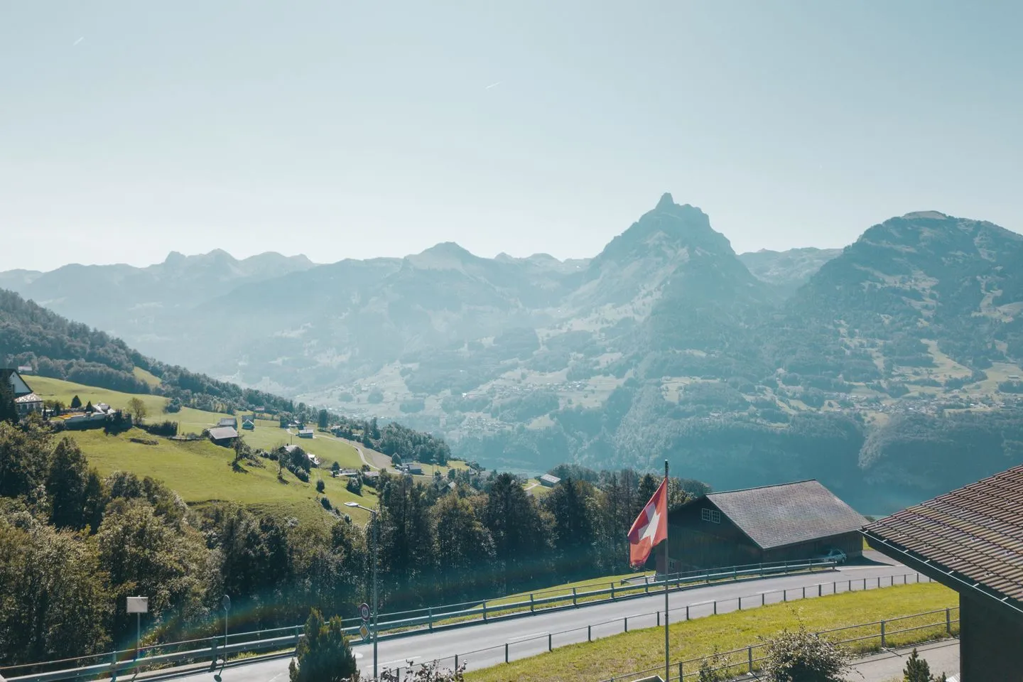Apartment Brugg Amden - View of the mountains