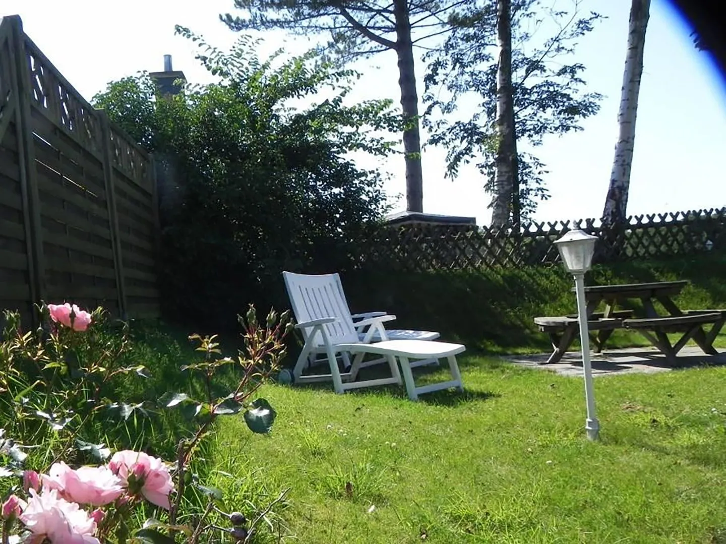 Hüs Sanskiin Ferienwohnung *Hopelfask* Süddorf auf Amrum - Garten