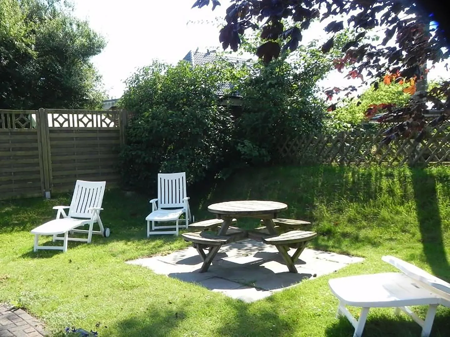 Hüs Sanskiin Ferienwohnung *Hopelfask* Süddorf auf Amrum - Garten