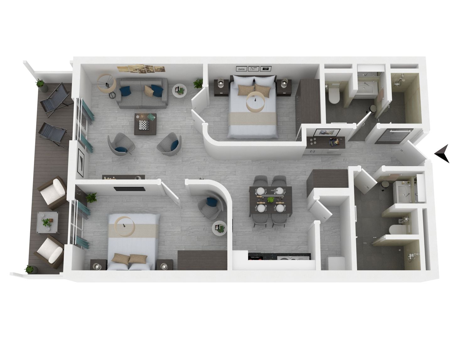 Waterkant Wustrow - Grundriss