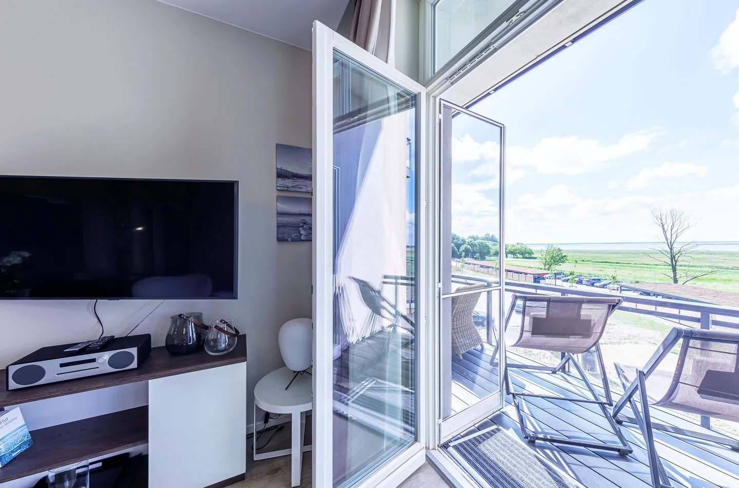 Kleine Welle Wustrow - Balkon