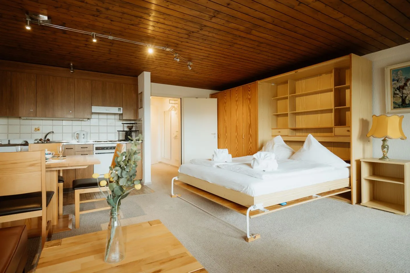 Apartment Alpenglühen Arvenbüel - Cupboard bed
