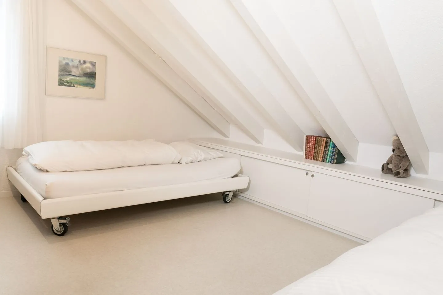 Apartment Hinterberg Amden - Bedroom with two single beds