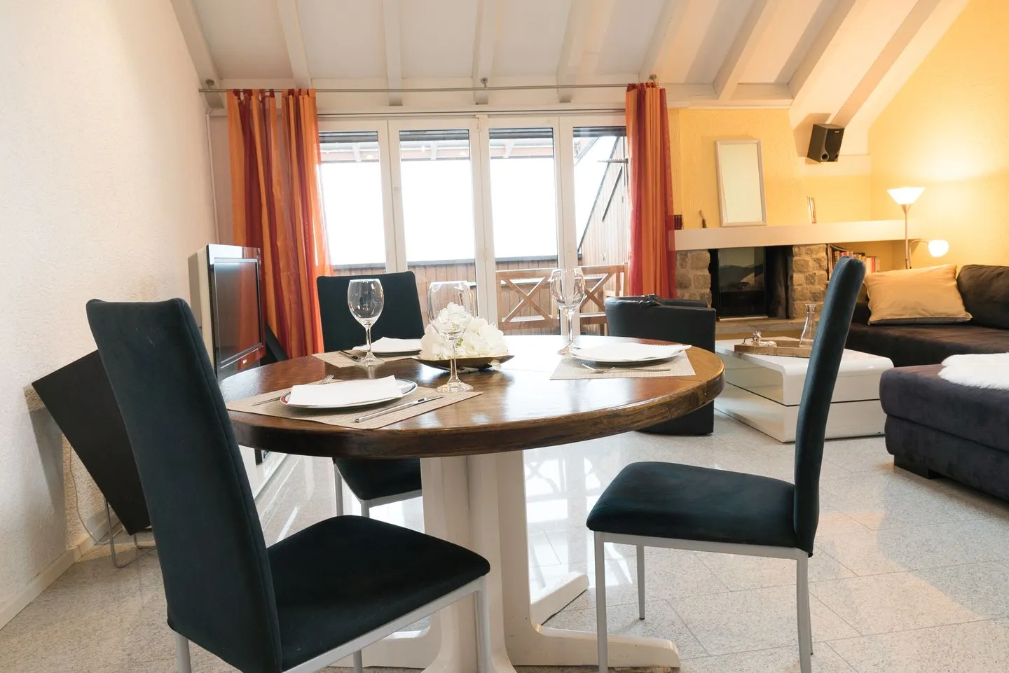 Apartment Hinterberg Amden - Dining area