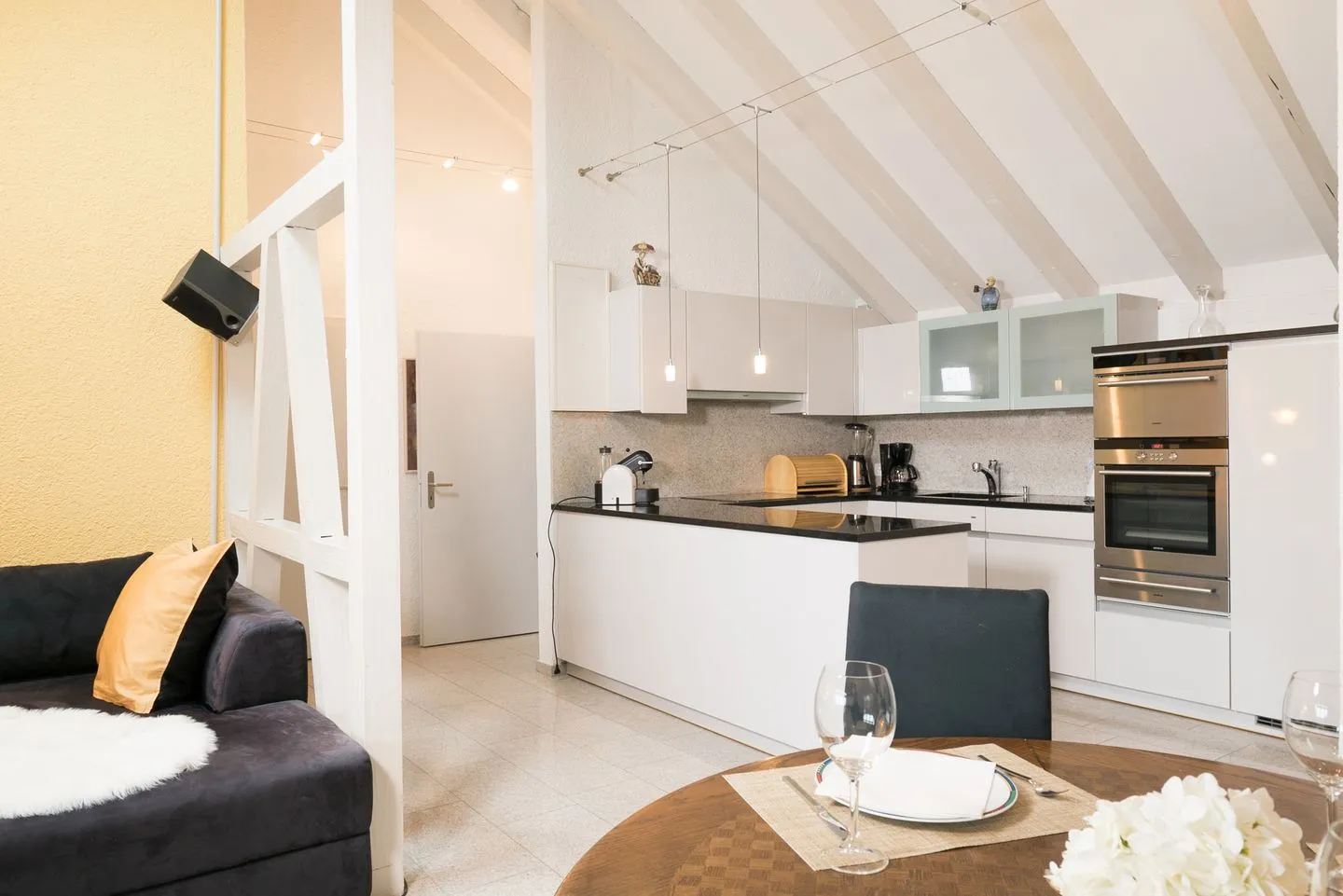Apartment Hinterberg Amden - Modern kitchen