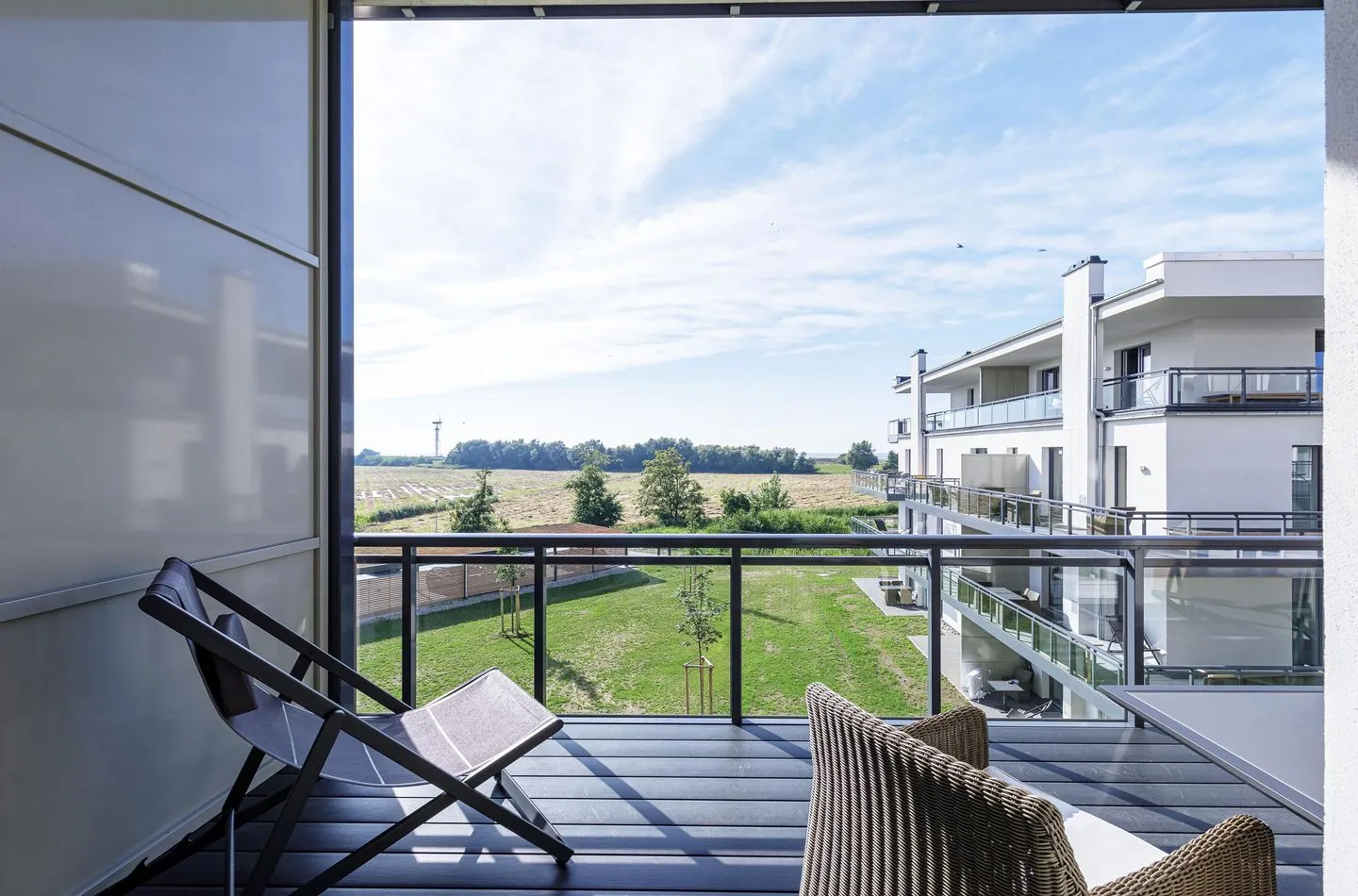 Meerglück Wustrow - Balkon