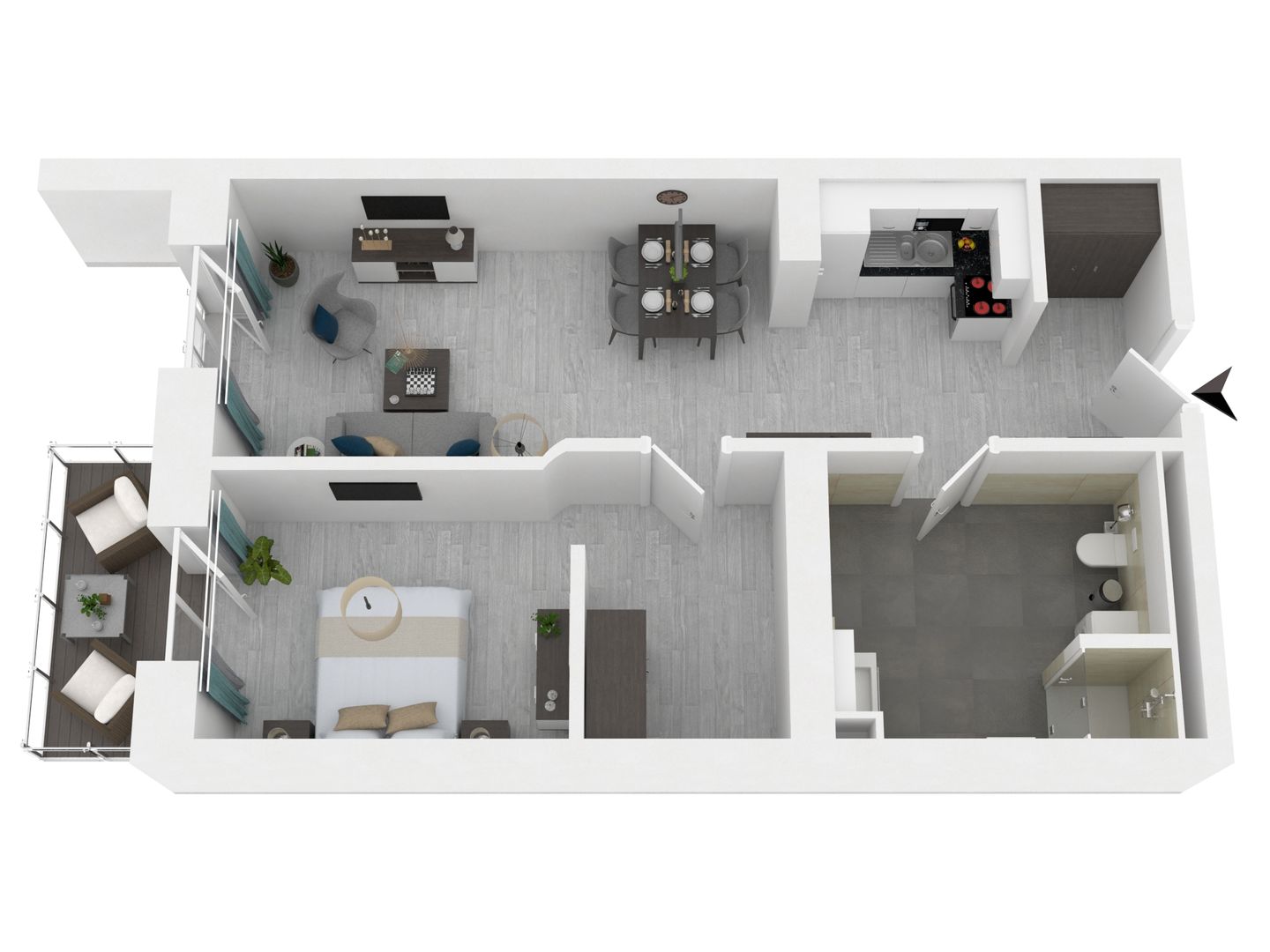 Wustrower Welle Wustrow - Ferienwohnung Wustrower Welle Ostseebad Wustrow ZweiWasser Alte Seefahrtschule Grundriss
