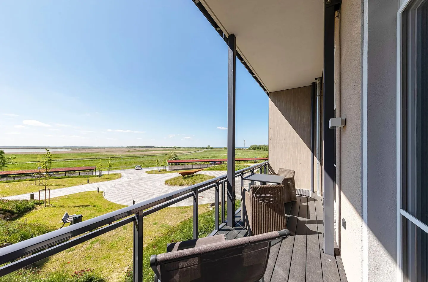 Sandwelle Wustrow - Balkon