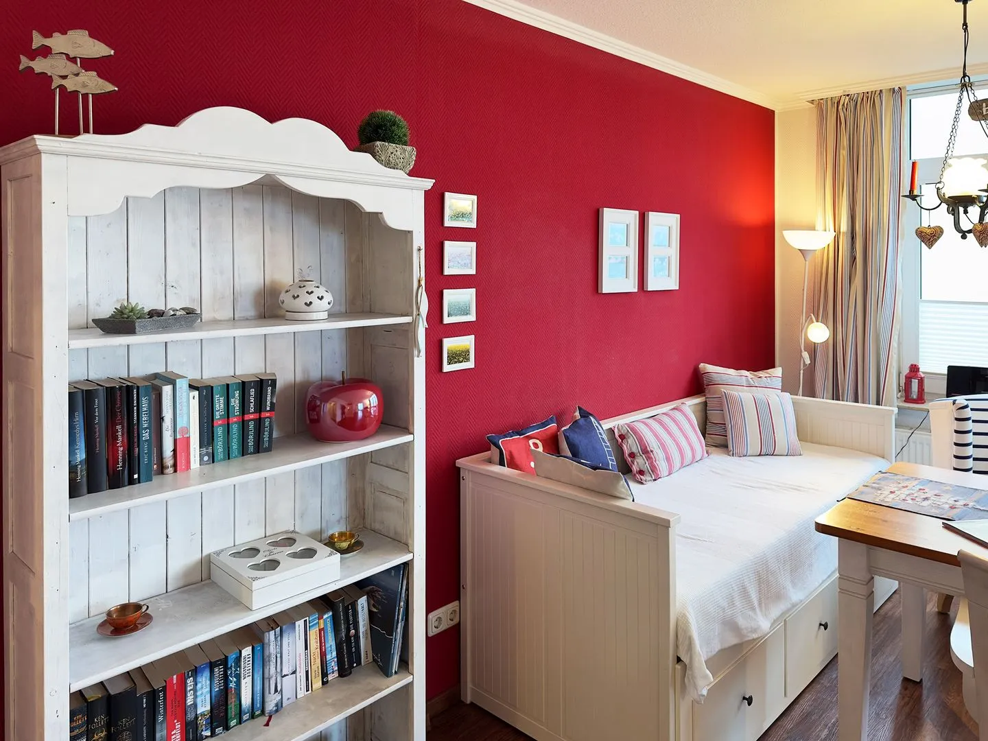 Haus Nordenlicht Ferienwohnung Wattkieker Wittdün auf Amrum - Wohnzimmer der Ferienwohnung Wattkieker in Wittdün auf Amrum