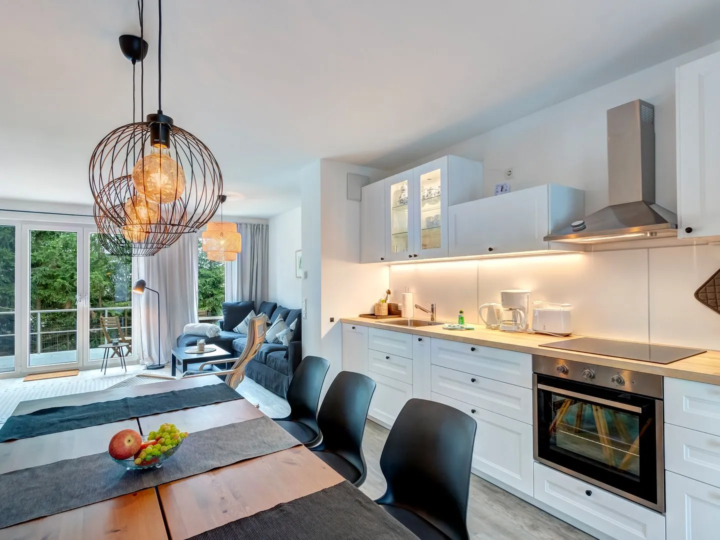 Bernsteinquartier, Ferienhaus 10b Kölpinsee - Küche / Küchenzeile
