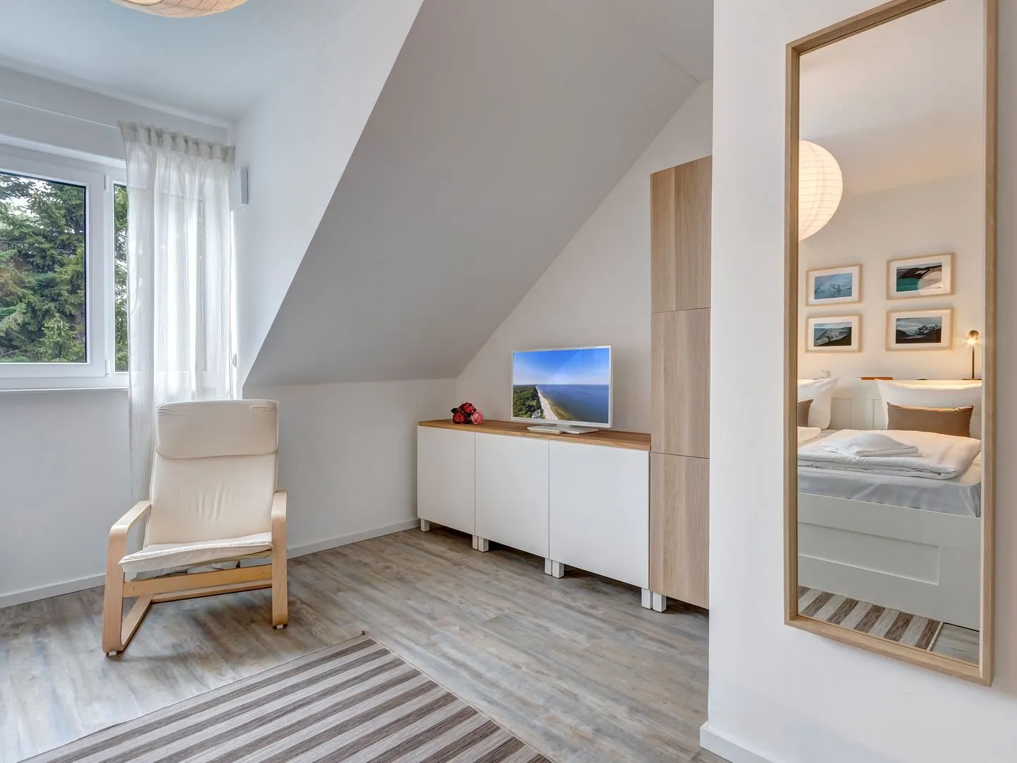 Bernsteinquartier, Ferienhaus 10b Kölpinsee - Schlafzimmer