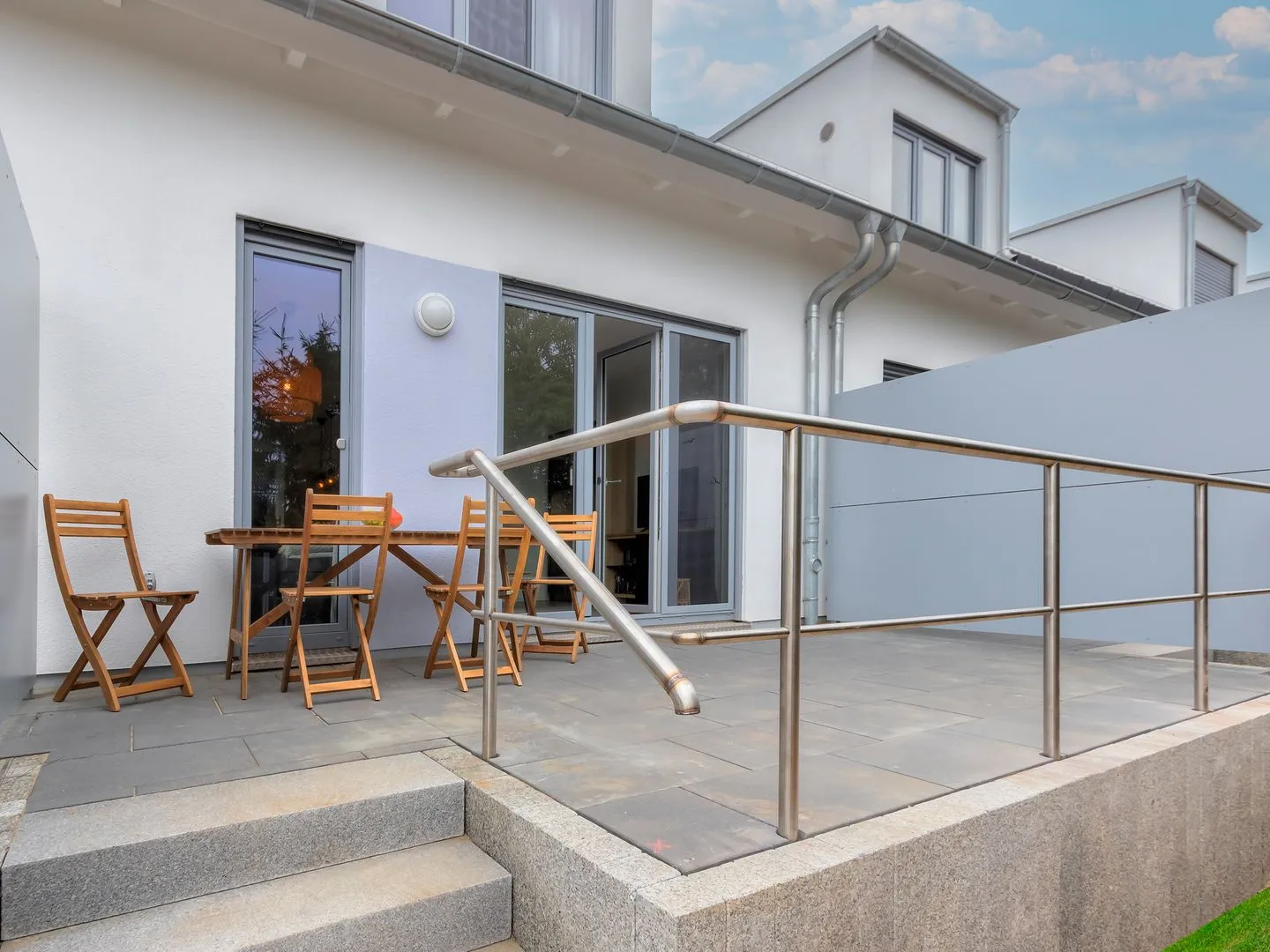 Bernsteinquartier, Ferienhaus 10b Kölpinsee - Terrasse