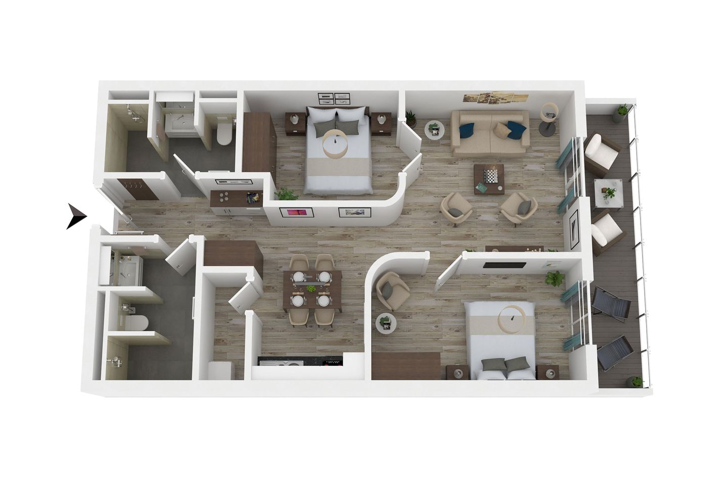 Humboldtsuite Wustrow - Grundriss