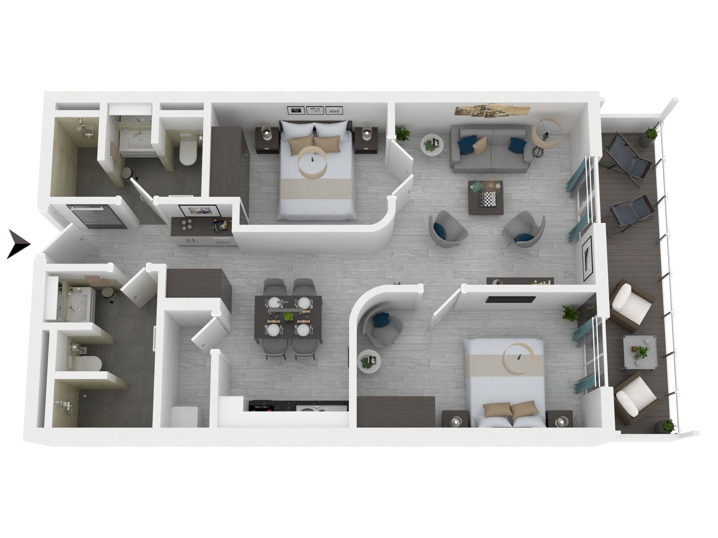 Vasco da Gama Suite Wustrow - Grundriss